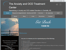 Tablet Screenshot of anxietyandocdtreatmentcenter.com